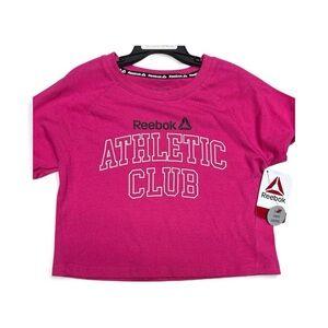 Reebok Kids Magenta Athletic Club Tee